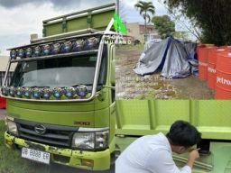 Polres Minahasa Selatan Tangkap Truk Pengangkut BBM Ilegal