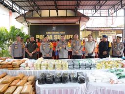 Perang Melawan Narkoba: Polda Sumut Ungkap 32 Kasus dan Sita 201 Kg Sabu