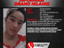 Informasi Orang Hilang di Tulungagung