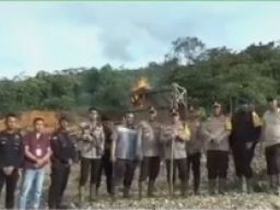 Kapolda Sumatera Barat Pimpin Operasi Tambang Ilegal