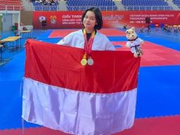 Polwan Polda Sumut Ukir Prestasi di Asian Police Taekwondo Championship 2024