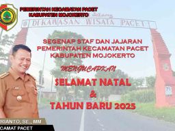 Camat Pacet dan Jajaran Ucapkan Selamat Natal dan Tahun Baru 2025