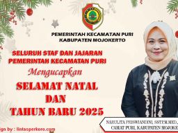 Camat Puri dan Jajaran Ucapkan Selamat Natal dan Tahun Baru 2025