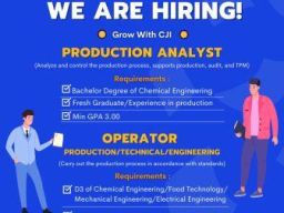 Lowongan Kerja Production Analyst di PT Cheil Jedang