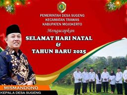 Pemerintah Desa Sugeng Mengucapkan Selamat Natal dan Tahun Baru 2025