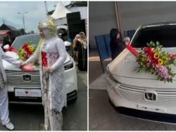 Pernikahan Seorang Perangkat Desa Sembung, Maharnya Mobil HRV Baru