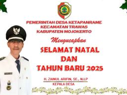 Kepala Desa Ketapanrame dan Jajaran Mengucapkan Selamat Natal dan Tahun Baru 2025