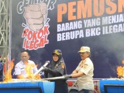 Bea Cukai Kudus Musnahkan 5 Juta Batang Rokok Ilegal