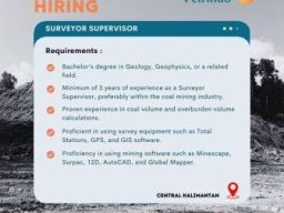 Petrindo is Hiring Surveyor Supervisor