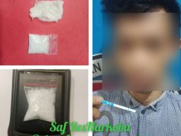 Polres Lampung Tengah Tangkap Seorang Warga Bandar Jaya Timur