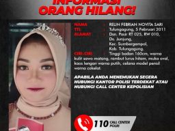 Informasi Orang Hilang dari Polres Tulungagung