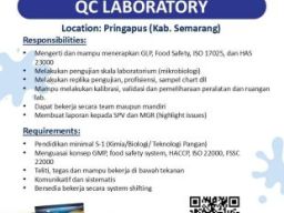 PT Macroprima Panganutama Buka Lowongan QC Laboratory