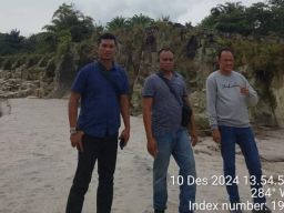 Sat Reskrim Polres Simalungun Lakukan Penyelidikan Tangkahan Batu Padas di Kebun PTPN IV