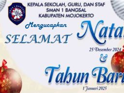 Kepala Sekolah SMAN 1 Bangsal Ucapkan Selamat Natal dan Tahun Baru 2025