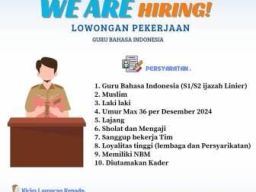 SMP Muhammadiyah 10 Surabaya Buka Lowongan Guru Bahasa Indonesia