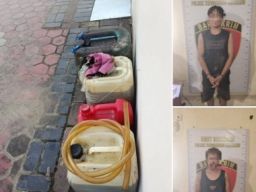 Polsek Tenggarong Seberang Tangkap Pencuri BBM Milik PT Pama