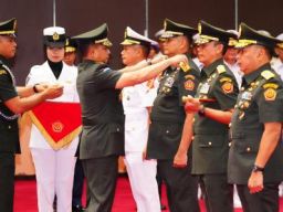 Panglima TNI Pimpin Sertijab 9 Jabatan Strategis di Lingkup Mabes TNI