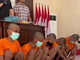 6 Anggota Gengster yang Beraksi di Depan Pabrik Ajinomoto Ditangkap