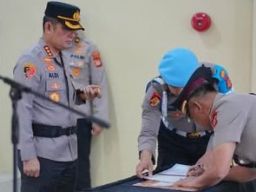 Sertijab Kapolsek Dayeuhkolot dan Kapolsek Majalaya