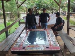 Tim Jatanras Polres Simalungun Tindak Tegas Perjudian Gelper di Tanah Jawa