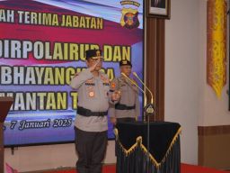 Polda Kaltim Gelar Rotasi Tiga Pejabat Utama