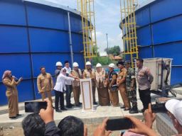 Reservoir dan Layanan Air Bersih di Kecamatan Duduksampeyan Diresmikan