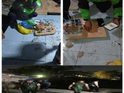 Tidak Main-main, Pomdam Bukit Barisan dan Denpom Medan Gerebek Barak Narkoba di Sunggal