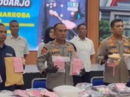 110 Kasus Peredaran Narkotika Diungkap Satuan Resnarkoba Polresta Sidoarjo