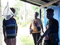 Polsek Tanah Jawa Cek Lokasi Tempat Judi Berkedok Ketangkasan