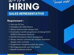 Lowongan Sales Representative di PT Pakan Sehat Unggul