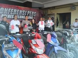 Satreskrim Polres Tulungagung Tangkap 5 Pelaku Curanmor