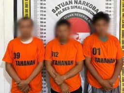 Polres Simalungun Tangkap 3 Pengedar Narkoba Bersenjata Api