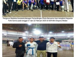 Atlit Karate Wadokai Pengprov Sumatera Utara Meraih 2 Emas di Kejuaraan FORKI
