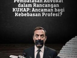Pembatasan Advokat dalam Rancangan KUHAP
