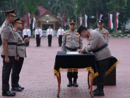 AKBP Marganda Aritonang Dilantik Jadi Kapolres Simalungun