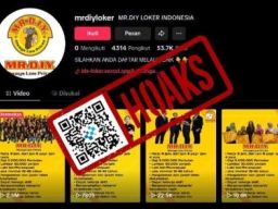 Hoaks Akun TikTok Lowongan Pekerjaan MR DIY