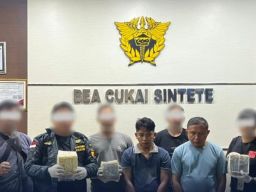 Bea Cukai Sintete Ungkap 10 Kg Sabu Diselundupkan di Dalam Beras Thailand