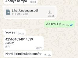 Akun Whatsapp Wartawan di Mojokerto Dibajak Orang untuk Menipu