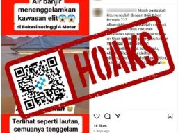 Hoaks : Video Banjir Setinggi 4 Meter Menenggelamkan Kawasan Elit di Kota Bekasi