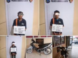 Dua Pencuri Motor di Kelurahan Padang Matinggi Ditangkap