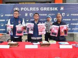 Satres Narkoba Polres Gresik Ungkap Peredaran 16 Gram Sabu