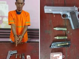 Suami di Bandar Huluan Ditangkap Polsek Perdagangan Karena Todongkan Softgun ke Istrinya