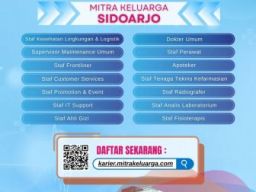 Lowongan Kerja Terbaru di RS Mitra Keluarga Sidoarjo