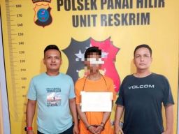 Polsek Panai Hilir Tangkap Pelaku Begal yang Beraksi di Kelurahan Sei Berombang