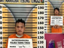 Sat Resnarkoba Polres Tebing Tinggi Tangkap 2 Warga Desa Sei Priok