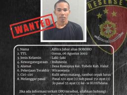 Alfitra Jabar Jadi Daftar Pencarian Orang Polres Halmahera Utara