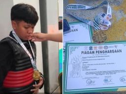 Putra dari Advokat Dodik Firmansyah Sabet Juara 1 Kejuaraan Pencak Silat