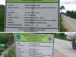 Dugaan Praktik Lacung Pelaksanaan Proyek Rabat Beton di Desa Sumurgenuk