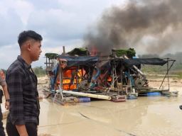 Kapolres Bungo Ultimatum Penambang Ilegal agar Berhenti Beroperasi