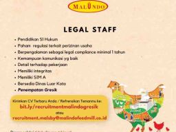 Bagi Warga Gresik yang Butuh Kerja, di PT Malindo Feedmill Buka Lowongan